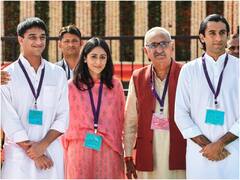 Diya Kumari Oath: शपथ ग्रहण समारोह में शामिल हुए दीया कुमारी के बेटे और बेटी, देखें तस्वीरें