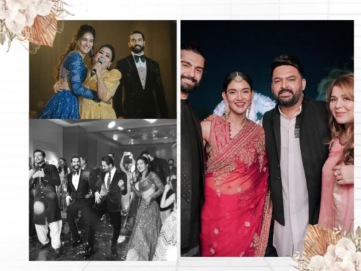 Mukti Mohan Reception: एक्ट्रेस और फेमस डांसर मुक्ति मोहन एक्टर कुणाल ठाकुर के साथ शादी के बंधन में बंध चुकी हैं. हाल ही में कपल की ग्रैंड रिसेप्शन की इनसाइड तस्वीरे सामने आई हैं. नीचे डालिए एक नजर...