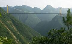 Sidu River Bridge: রকেট ছুড়ে বাঁধা হয় তার, এমন নজির নেই আর কারও, চিনের দুর্গম পাহাড়ে রয়েছে উচ্চতম এই সেতু