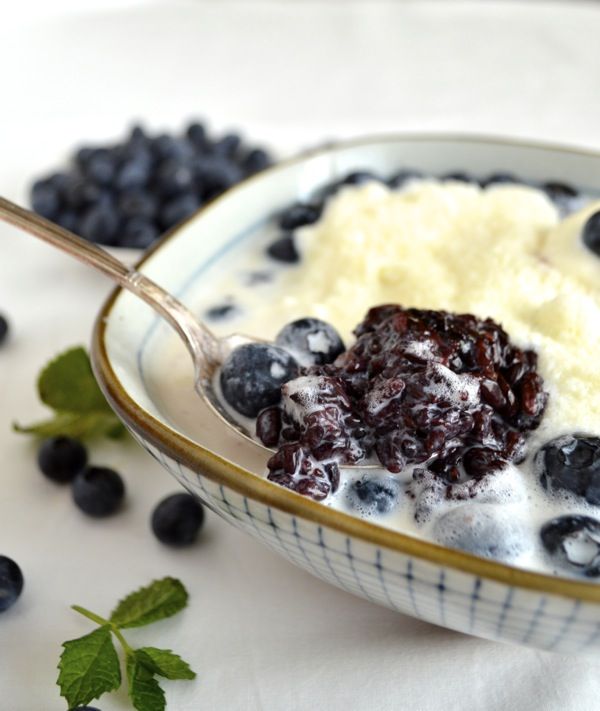 Blueberry sweet rice (Image Source: Special Arrangement)