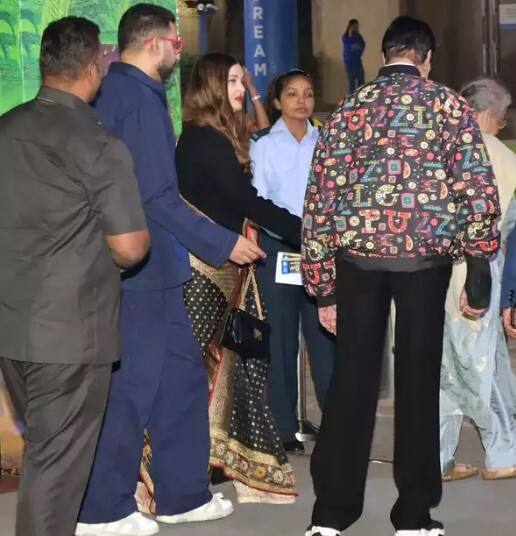 ਤੁਹਾਨੂੰ ਦੱਸ ਦੇਈਏ ਕਿ ਲੰਬੇ ਸਮੇਂ ਤੋਂ ਅਫਵਾਹਾਂ ਸਨ ਕਿ ਐਸ਼ਵਰਿਆ ਅਤੇ ਅਭਿਸ਼ੇਕ ਵਿਚਾਲੇ ਲੜਾਈ ਚੱਲ ਰਹੀ ਹੈ ਅਤੇ ਦੋਵੇਂ ਵੱਖ ਹੋਣ ਵਾਲੇ ਹਨ। ਪਰ ਹੁਣ ਐਸ਼ਵਰਿਆ ਨੂੰ ਬੱਚਨ ਪਰਿਵਾਰ ਨਾਲ ਦੇਖਣ ਤੋਂ ਬਾਅਦ ਇਹ ਸਾਫ ਹੋ ਗਿਆ ਹੈ ਕਿ ਜੋੜੇ ਵਿਚਾਲੇ ਸਭ ਕੁਝ ਠੀਕ ਚੱਲ ਰਿਹਾ ਹੈ।