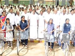 அதிமுக கொண்டு வந்த மிதிவண்டி வழங்கும் திட்டம் நல்ல திட்டம் - அமைச்சர் கே.என்.நேரு