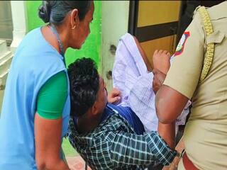 போலீஸிடம் இருந்து தப்ப முயன்று பாலத்தில் இருந்து குதித்த ரவுடிக்கு கால் முறிவு - மதுரையில் பரபரப்பு
