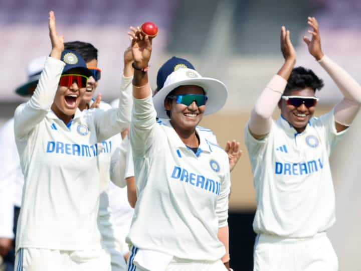 Deepti Sharma delivered an outstanding performance (9 wickets) helped India women's cricket team secure an impressive 347-run victory over England in the one-off Test in Mumbai on Saturday.