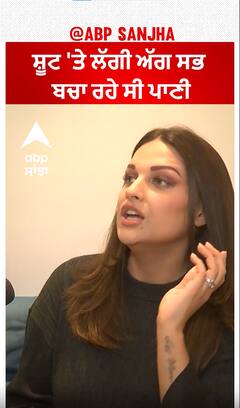 Everyone started saving water on the set which was on fire | Himanshi Khurana | Abpsanjha