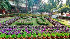 Flower Festival : हिस्लॉप कॉलेज मध्ये बहरला फुलोत्सव; यंदाचे 20 वे वर्ष