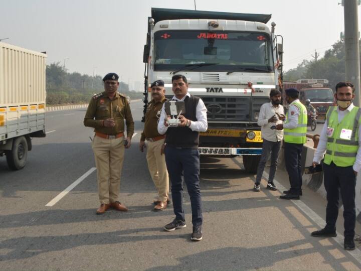 Delhi-Jaipur National Highway challan issued through drone for violating lane driving Rules ANN Gurugram News: दिल्ली-जयपुर नेशनल हाइवे पर नहीं फॉलो किए नियम, ड्रोन के जरिए काटे गए चालान, ट्रैफिक पुलिस ने की ये अपील