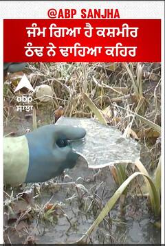Water bodies freeze in higher reaches| ਜੰਮ ਗਿਆ ਹੈ ਕਸ਼ਮੀਰ,ਠੰਢ ਨੇ ਢਾਹਿਆ ਕਹਿਰ