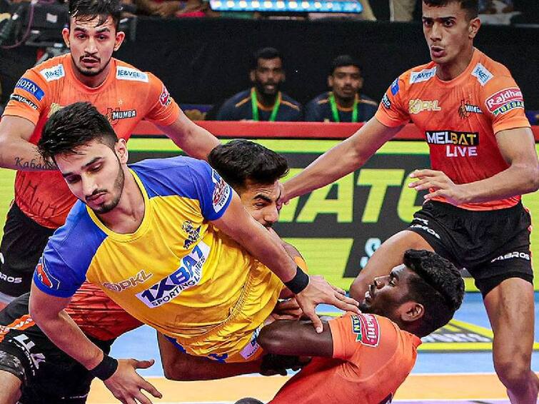 Pro Kabaddi League 2023 Tamil Thalaivas Lose The Match Against U Mumba 13 Points Pro Kabaddi League: மீண்டும் சறுக்கிய தமிழ் தலைவாஸ்; யு - மும்பா அணியிடம் 13 புள்ளிகள் வித்தியாசத்தில் தோல்வி