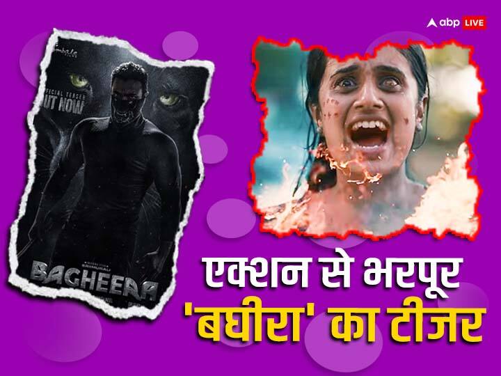 bagheera teaser out srii murali and prashanth neel action film fans reacted Bagheera Teaser: फिल्म बघीरा का धांसू टीजर जारी, वीडियो देख फैंस का आया ऐसा रिएक्शन