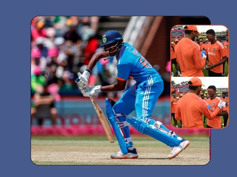 IND vs SA 1st ODI Sai Sudharsan Maiden Half Century ODI Debut India vs South Africa 1st ODI Marathi Sports News Sai Sudharsan : साई सुदर्शनचा पदार्पणात भीम पराक्रम ते टीम इंडियाचा 200 चेंडू राखून मोठा विजय; पहिल्याच लढतीत विक्रमांचा पाऊस! 