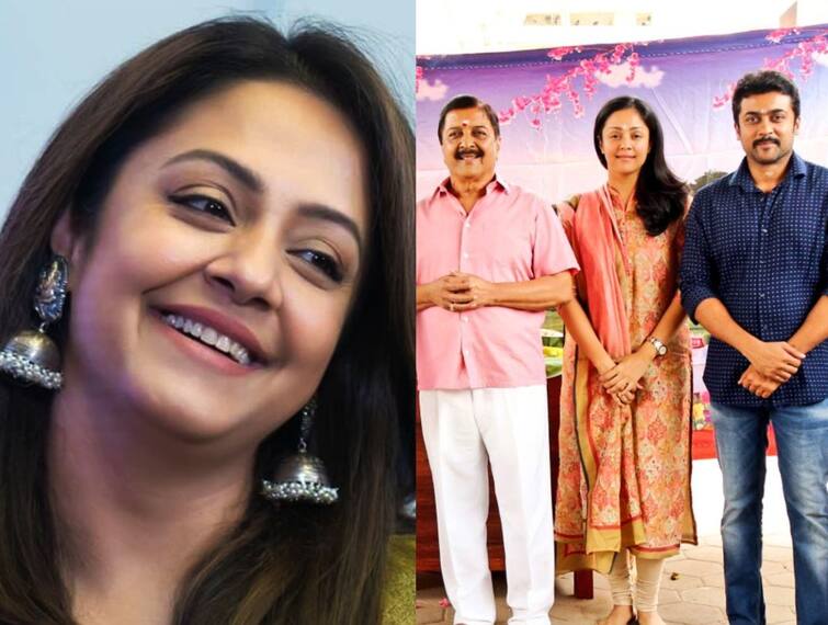 Actress jyothika about her father in law sivakumar and personal life Jyothika: கல்யாணத்துக்கு அப்பறம் மாமனார் நடிக்கக்கூடாதுனு சொன்னாரா..? ஜோதிகா பளிச் பதில்..