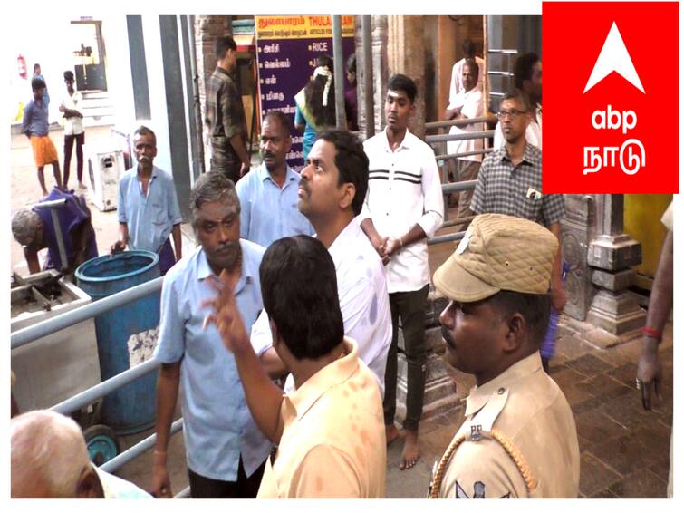 Sani Peyarchi 2023 Festival Preparations are in Full Swing Puducherry Karaikal thirunallar- TNN Sani Peyarchi 2023: சனிப்பெயர்ச்சி விழா: திருநள்ளாறில் முன்னேற்பாடுகள் தீவிரம்