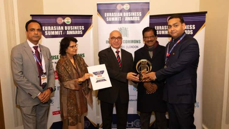 Ankur Ghosh Conferred With Achievers' World Leadership Award At Eurasian Business Summit