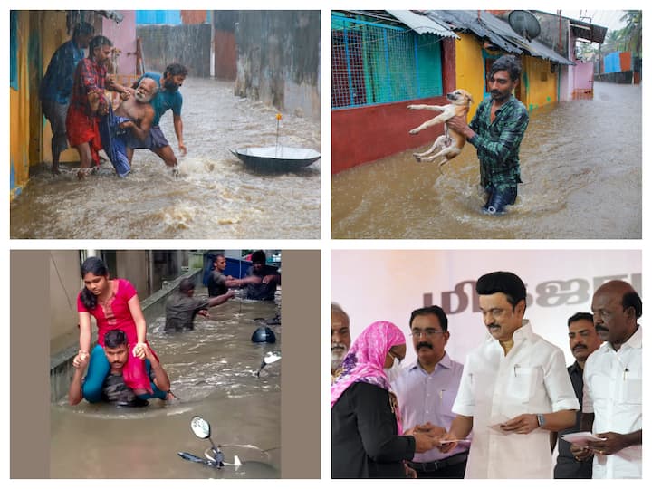 Several areas in Tamil Nadu, including Kanyakumari, were inundated as heavy rains continued to lash the state, bringing normal life to a halt.