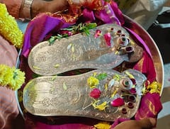 1 किलो सोना और 7 किलो चांदी से तैयार हुई रामलला की चरण पादुका, सामने आई अद्भुत तस्वीर