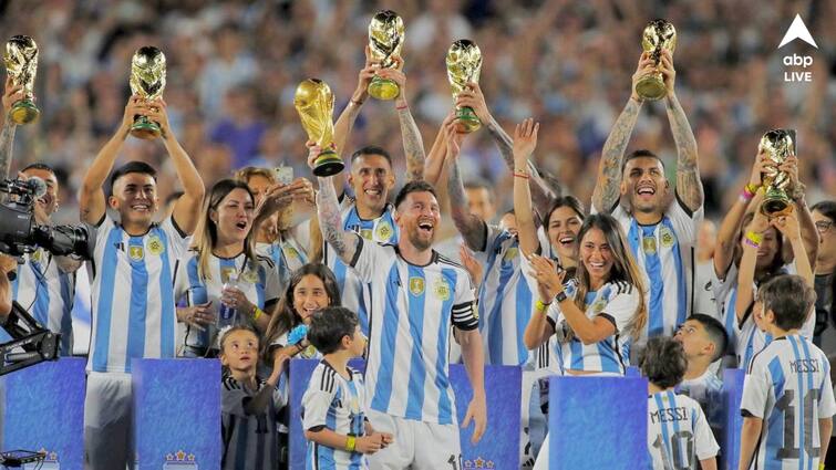 2022 FIFA WC final rewind: One year since Lionel Messi lifted the World Cup and completed football Argentina Football Team: বিশ্বজয়ের বর্ষপূর্তি আর্জেন্তিনার, পরের বিশ্বকাপের স্বপ্ন দেখা শুরু মেসি-ভক্তদের