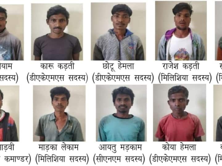 छत्तीसगढ़ में सुरक्षा बलों को बड़ी कामयाबी, दंतेवाड़ा-बीजापुर सीमा से 10 नक्सली गिरफ्तार