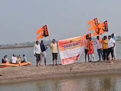 मराठा आरक्षणाचा मुद्दा तापला, संभाजीनगरात आंदोलक उतरले धरणात; जलसमाधीचा इशारा