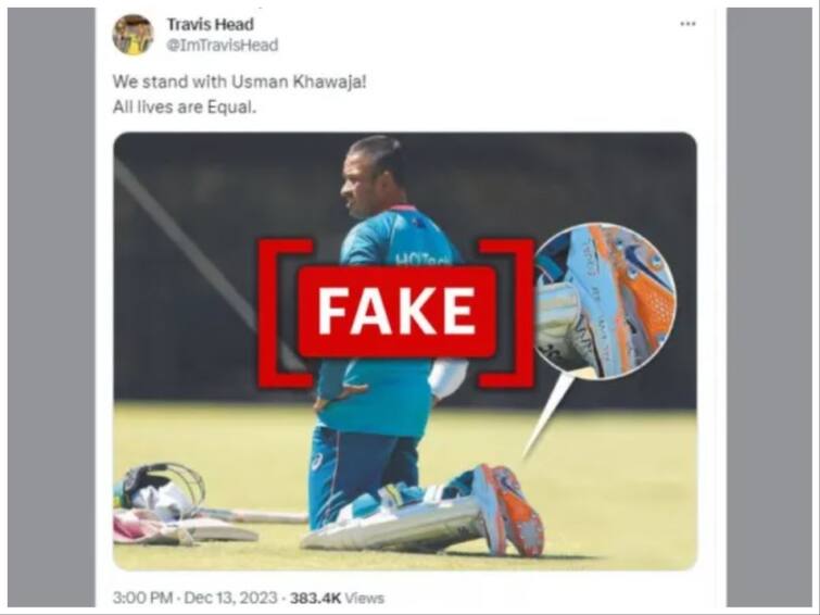 Fact Check Travis Head Didn't Back Usman Khawaja pro Palestine Post On X Fact Check: Travis Head Didn't Back Khawaja's Palestine Post On X