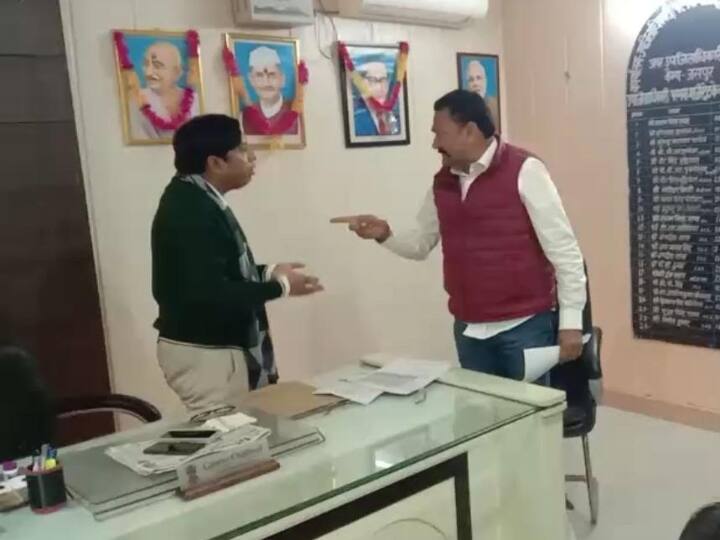 Jaspur Congress MLA Adesh Singh chauhan threatens SDM video viral ANN Uttarakhand News: फिर सुर्खियों में जसपुर से कांग्रेस MLA, एसडीएम को धमकाने का वीडियो वायरल, बीजेपी ने बोला हमला