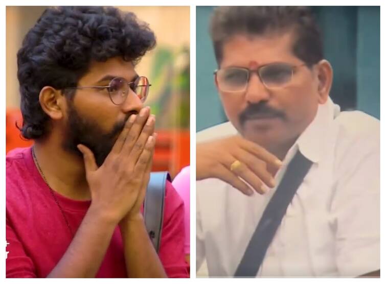 Bigg Boss 7 Tamil today freeze task today episode vickram father use bad words viral video Bigg Boss 7 Tamil: கெட்ட வார்த்தை பேசிய விக்ரமின் தந்தை! வாயை பிளந்த ஹவுஸ் மேட்ஸ் - பிக்பாஸில் பரபரப்பு!