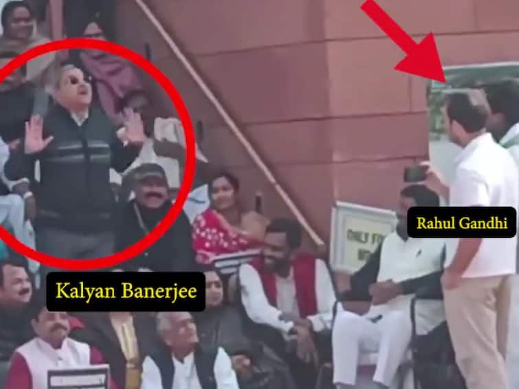 TMC Kalyan Banerjee Seen Mimicking Rajya Sabha Chairman Rahul Gandhi Seen Filming Jagdeep Dhankhar Suspends TMC MP Jagdeep Dhankhar Reacts To TMC Leader Mimicking Him, Rahul Gandhi Filming Act In Viral Video