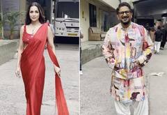 Jhalak Dikhla Jaa 11: 'ઝલક દિખલા જા 11'ના સેટ બહાર રેડ સાડીમાં સ્પોર્ટ થઇ Malaika Arora