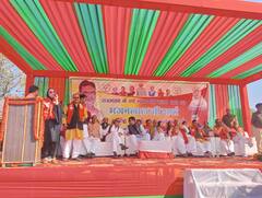 सीएम बनने के बाद पहली बार गृह जिले भरतपुर पहुंचे भजनलाल शर्मा, पेपर लीक पर बोले- 'आगे-आगे देखिये होता है क्या?'