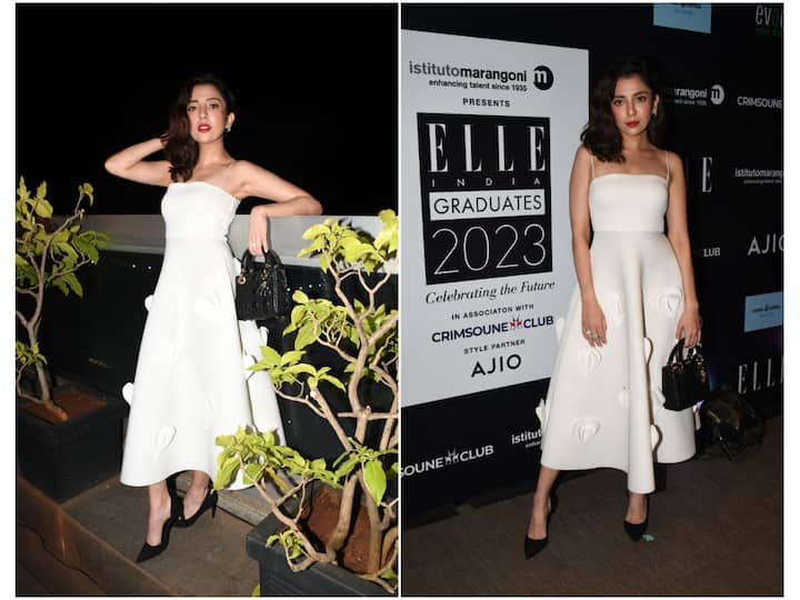 Barkha Singh recently attended a magazine event in a stunning white dress that truly made her look like a dream.