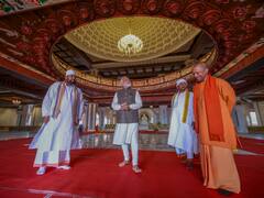 In Pics: तस्वीरों में देखिए वाराणसी का स्वर्वेद महामंदिर, पीएम मोदी ने किया उद्घाटन, भव्य है सात मंजिला इमारत