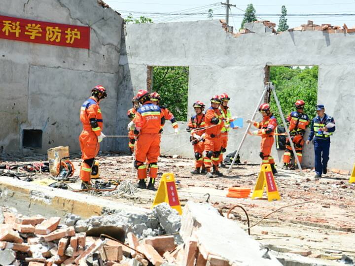 China Earthquake 5.9 Magnitude 111 Killed 220 Injured Gansu Province 111 Killed, Over 200 Injured After 5.9 Magnitude Earthquake Hits Northwest China