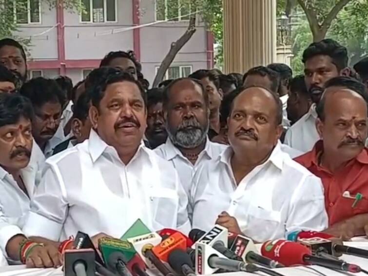 Edappadi Palaniswami  says CM to Delhi He is not going to ask for relief, he has gone to attend the meeting to see how he can work in the Indian alliance - TNN முதல்வர் டெல்லிக்கு நிவாரணம் கேட்க செல்லவில்லை, இதற்காக தான் சென்றார் - எடப்பாடி பழனிசாமி