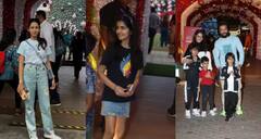 Jio World Christmas Party Pics: બાળકોની પાર્ટીમાં કુલ લુકમાં પહોંચી મીરા રાજપૂત, મિની સ્કર્ટમાં ક્યૂટ લાગી અક્ષયની લાડલી, જુઓ તસવીરો