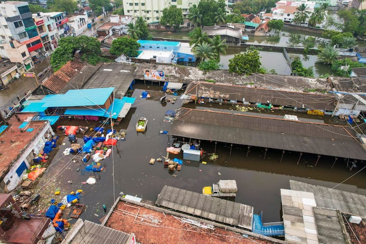 मीना ने कहा कि दक्षिणी जिलों विशेषकर तिरुनेलवेली और तूतीकोरिन में रिकॉर्ड बारिश हुई है और बाढ़ आई है. उन्होंने कहा, '30 घंटों के भीतर कयालपट्टिनम में 1,186 मिमी बारिश हुई, जबकि तिरुचेंदूर में 921 मिमी बारिश हुई.”