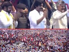 Pawan Kalayn At Nara Lokesh Yuvagalam Public Meeting |యువగళం సభకు వచ్చిన పవన్ కల్యాణ్ | ABP Desam