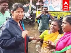 Kanimozhi flood rescue - கனிமொழியை முற்றுகையிட்ட பெண்கள் ”ஒரு நிமிஷம் இருங்க..