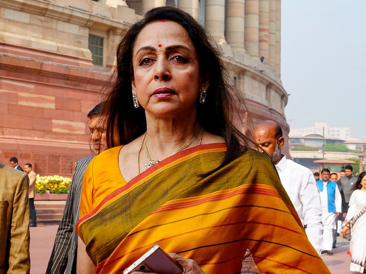 Parliament Winter Session Hema Malini Video Oppn MP Suspension Ask Too Many Questions 'They Ask Too Many Questions': Hema Malini's Reaction To Suspension Of Oppn MPs Goes Viral