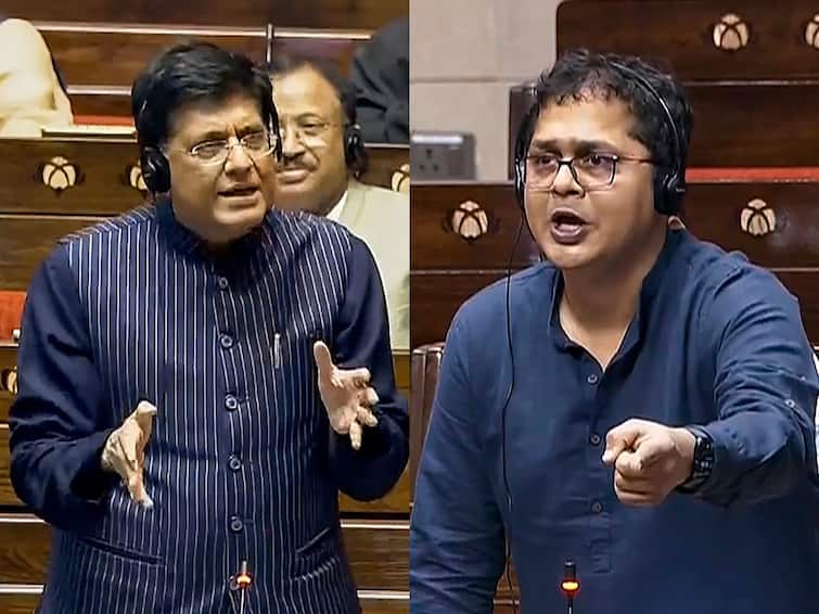 Parliament suspension rajya sabha criminal law bills saket Gokhale piyush goyal 'Vicious Lies': Piyush Goyal Responds As TMC MP Shares 'Private Chat' On Suspension Spree