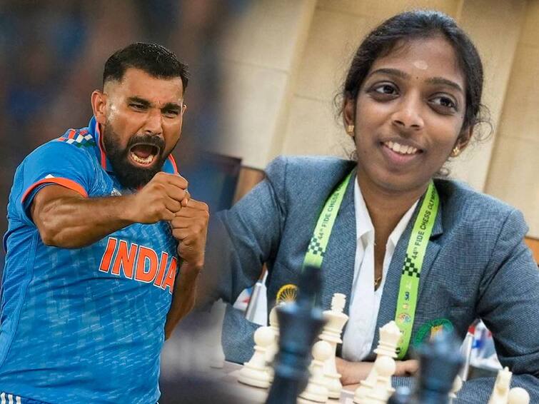 National Sports Awards 2023 Mohammed Shami  Vaishali to Get Arjuna Award Dhyan Chand Khel Ratna Award Chirag Shetty Satwik Sairaj National Sports Awards 2023: தமிழ்நாட்டு செஸ் வீராங்கனை வைஷாலி, வேகப்பந்து வீச்சாளர் முகமது ஷமிக்கு அர்ஜுனா விருது