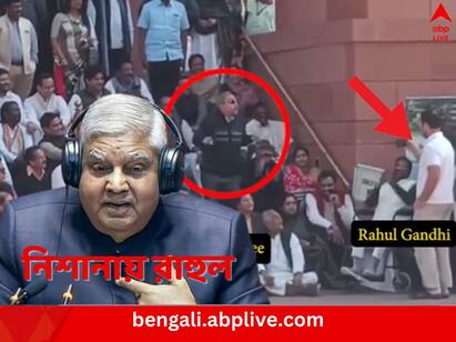 Rajya Sabha Chairman Jagdeep Dhandhar slams Rahul Gandhi for filming TMC MP Kalyan Banerjees mimicry of him Jagdeep Dhankhar: নীরবতা বড্ড কানে বাজছে, এই আপনাদের শিক্ষা? ‘মিমিক্রি’ বিতর্কে রাহুলকে আক্রমণ ধনকড়ের