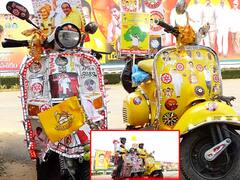 Nara Lokesh Yuvagalam | పార్టీల రంగుల్లో స్కూటర్లు.. అదిరే కామెంట్స్ చేస్తున్న అభిమానులు | ABP