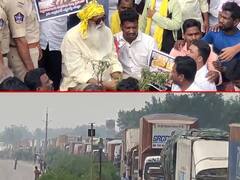 JC Prabhakar Reddy Protest For Mirchi Farmers: మిర్చి పంట ఎండిపోతోందని జేసీ ప్రభాకర్ రెడ్డి ఆందోళన