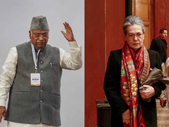 Ram Mandir Consecration Mallikarjun Kharge And Sonia Gandhi Get Invited To Attend The Ceremony Sonia Gandhi, Kharge Invited To Ram Temple Event But May Not Attend: Report