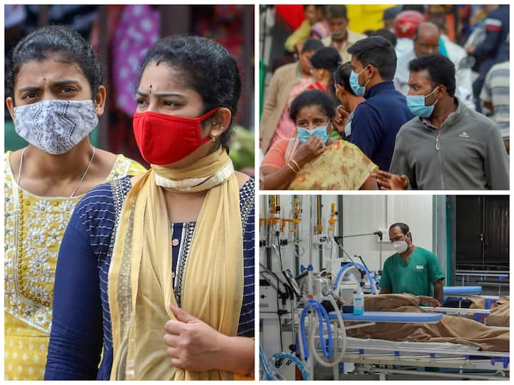 Amid the growing scare of Covid-19 subvariant JN.1 cases, people in Karnataka were seen wearing face masks in crowded places.