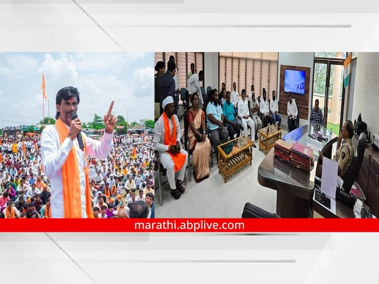 Manoj Jarange insists on 24th December ultimatum Chhatrapati Sambhaji Nagar Beed Police and Maratha protestors meeting Maratha Reservation marthi news Maratha Reservation : मनोज जरांगे 24 डिसेंबरच्या अल्टिमेटमवर ठाम; पोलीस प्रशासन लागलं कामाला