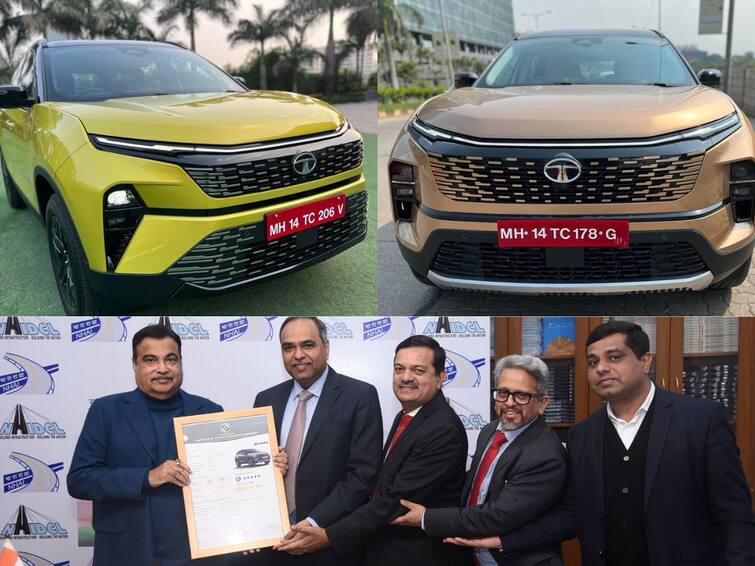 Tata Harrier and Safari get first ever Bharat NCAP 5 Star rating Bharat NCAP: அடிதூள்..! பாரத் NCAP பாதுகாப்பு  சோதனையில் கலக்கிய டாடா ஹேரியர், சஃபாரி.. 5 ஸ்டார்களுடன் அசத்தல்