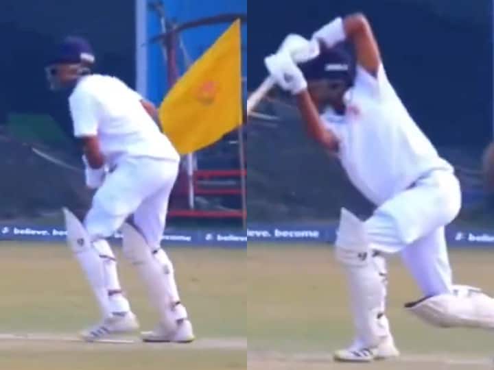Rahul Dravid Son Samit playing under-19 Cooch Behar Trophy 2023-24 from Karnataka and scored 98 runs against Jammu and Kashmir Rahul Dravid Son: राहुल द्रविड़ के बेटे समित ने बिखेरा जलवा, अंडर-19  की इस ट्रॉफी में खेल दी 98 रनों की पारी