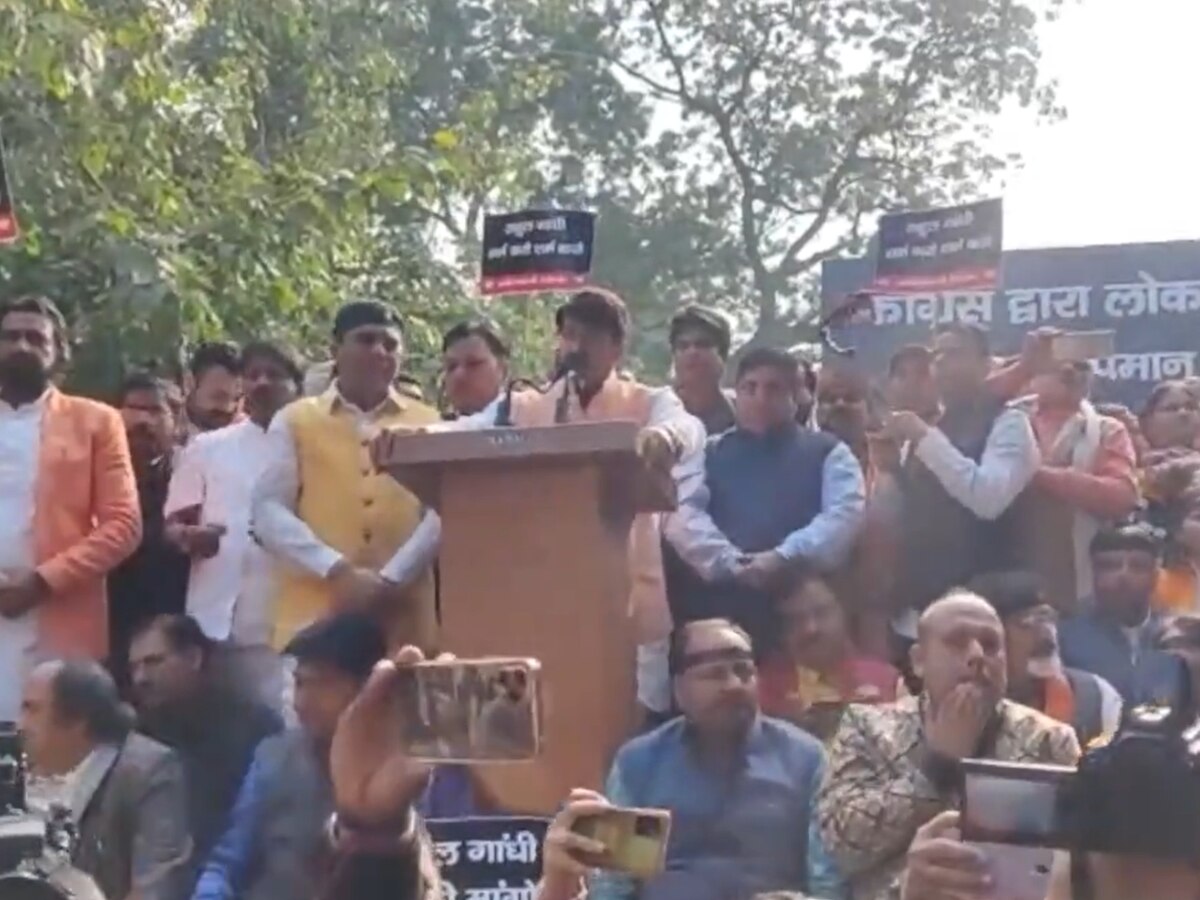 Mimicry Row BJP Stages Protest Against Rahul Gandhi Kalyan Banerjee ...