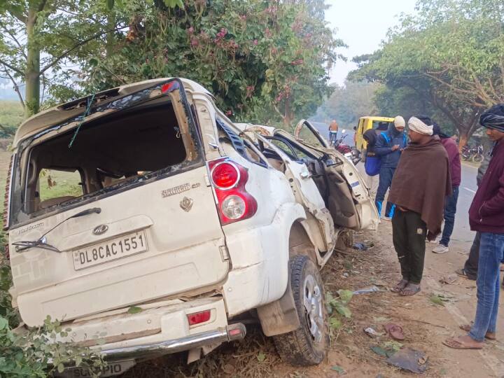 Bihar Nawada Road Accident Collision Between Two Scorpios 3 Friends Died ANN Nawada Road Accident: नवादा में दो स्कॉर्पियो के बीच टक्कर, बर्थडे पार्टी से लौट रहे 3 दोस्तों की मौत, 2 गंभीर